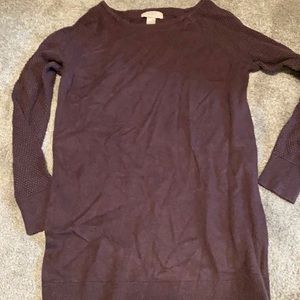 LOFT purple sweater
